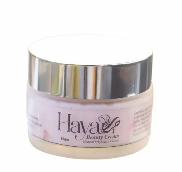 Haya Beauty Cream by Rabi Pirzada – Advanced Whitening & Glowing Skin Formula for Men & Women – 30g