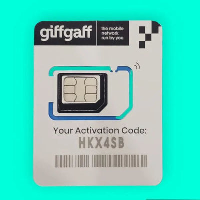 GiffGaff UK Sim Card in Pakistan for Tiktok Live