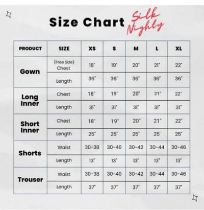 Silk Detailed 6-Piece Satin Nightgown Dressing Gown Set