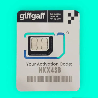 GiffGaff UK Sim Card in Pakistan for Tiktok Live
